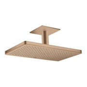 hansgrohe Axor pomme de douche plafond, 460x300 mm, 1j, brossé or
