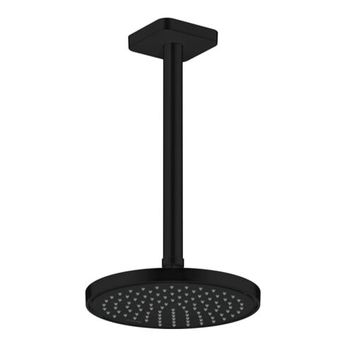 hansgrohe Axor pomme de douche plafond ou murale, 220 mm, 1 an, noir mat