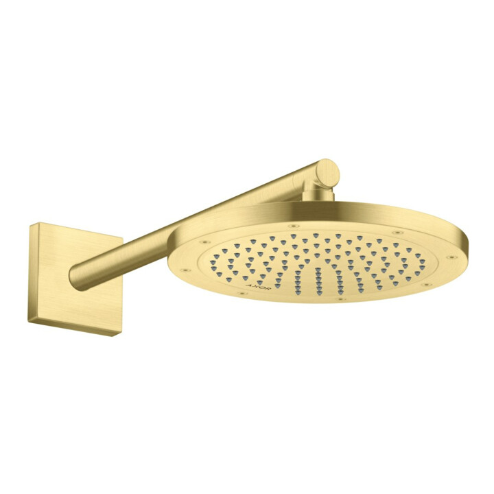 hansgrohe Axor pomme de douche plafond ou murale, 245 mm, 1 jet, brossée