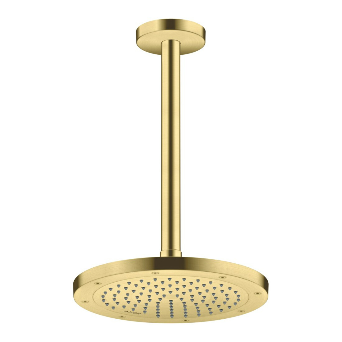 hansgrohe Axor pomme de douche plafond ou murale, 245 mm, 1 jet, brossée