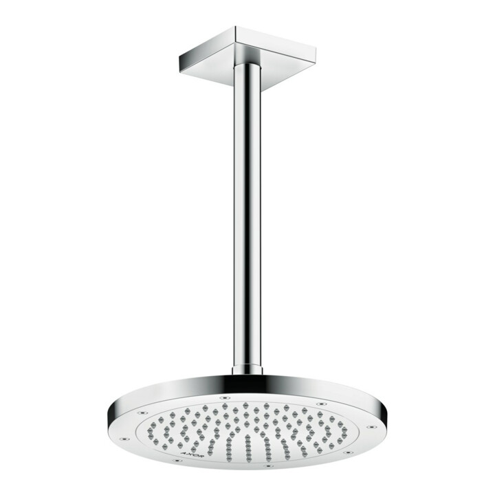 Hansgrohe Axor Pomme de douche plafond ou murale, 245 mm, 1 jet, chrome