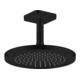 hansgrohe Axor pomme de douche plafond ou murale, 245 mm, 1j, mat noir