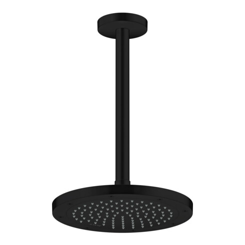 hansgrohe Axor pomme de douche plafond ou murale, 245 mm, 1j, mat noir
