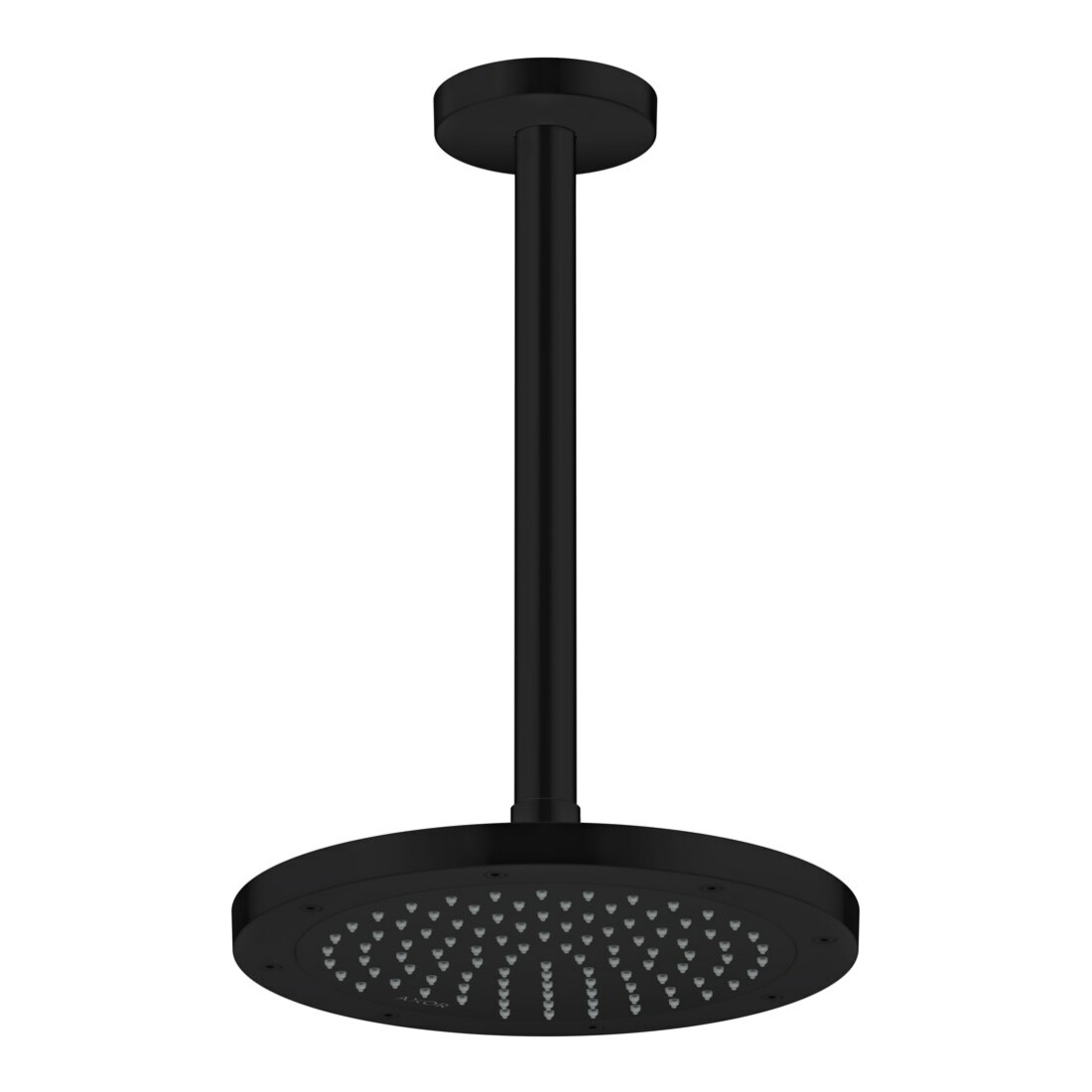 hansgrohe Axor pomme de douche plafond ou murale, 245 mm, 1j, mat noir