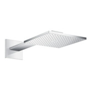 hansgrohe Axor pomme de tête avec bras de douche, 250x250 mm, 2 jets, chrome