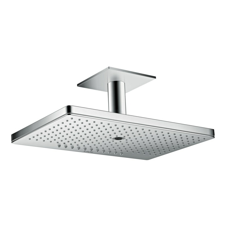hansgrohe Axor pomme de tête avec raccord plafond, 460x300, 3 jets, chrome