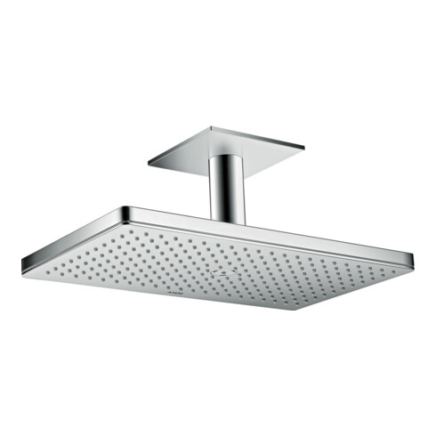 hansgrohe Axor pomme de tête avec raccord plafond, 460x300mm, 1 jet, chrome