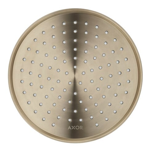hansgrohe Axor pomme de tête EcoSmart encastrée, 220 mm, 1 an, bronze brossé
