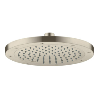 hansgrohe Axor pomme de tête EcoSmart encastrée, 245 mm, 1 jet, nickel brossé