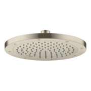 hansgrohe Axor pomme de tête EcoSmart encastrée, 245 mm, 1 jet, nickel brossé