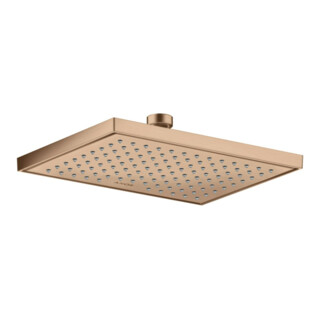 hansgrohe Axor pomme de tête EcoSmart encastrée, 245x185 mm, 1 jet, brossée