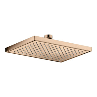 hansgrohe Axor pomme de tête EcoSmart encastrée 245x185 mm, 1 jet, poli or rose