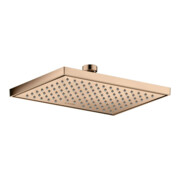 hansgrohe Axor pomme de tête EcoSmart encastrée 245x185 mm, 1 jet, poli or rose