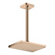 hansgrohe Axor pomme de tête EcoSmart encastrée 245x185 mm, 1 jet, poli or rose