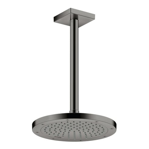 hansgrohe Axor pomme de tête EcoSmart encastrée, Ø 245 mm, 1 jet, bleu poli