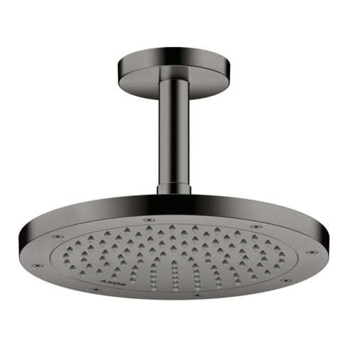 hansgrohe Axor pomme de tête EcoSmart encastrée, Ø 245 mm, 1 jet, bleu poli
