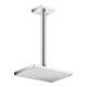 hansgrohe Axor pomme de tête EcoSmart encastrée ou murale, 245x185 mm, 1j, chrome
