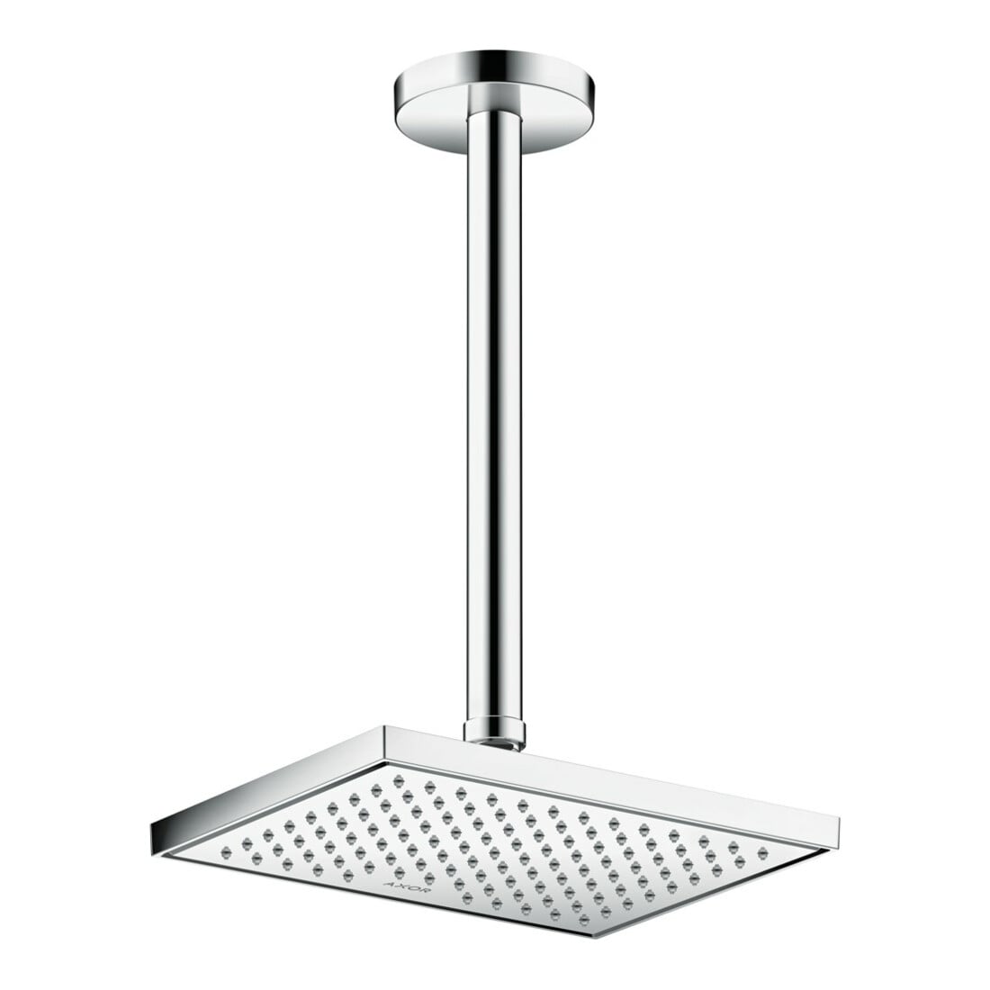 hansgrohe Axor pomme de tête EcoSmart encastrée ou murale, 245x185 mm, 1j, chrome