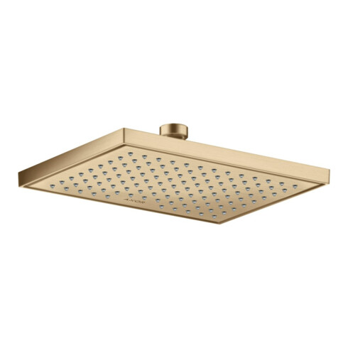 hansgrohe Axor pomme de tête EcoSmart plus, encastrée, 245x185 mm, 1 jet, bronze brossé