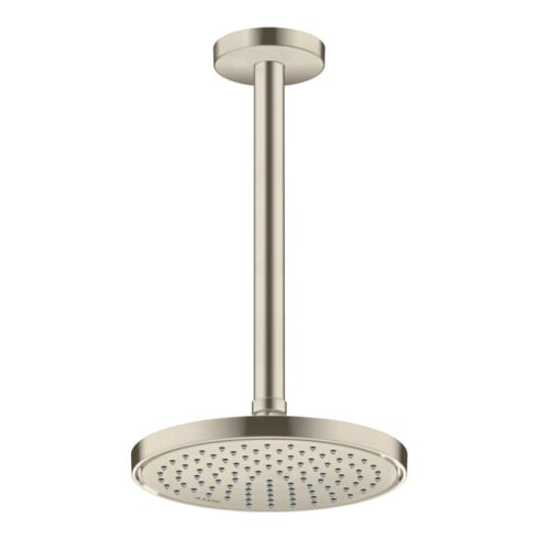 hansgrohe Axor Pommeau de douche plafond, 220 mm, 1 jet, nickel brossé