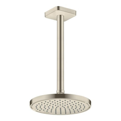 hansgrohe Axor Pommeau de douche plafond, 220 mm, 1 jet, nickel brossé