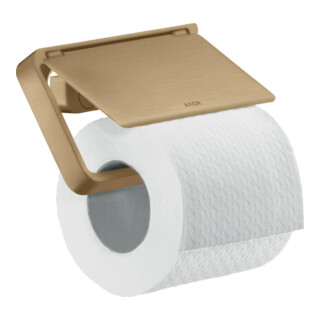 hansgrohe Axor Porte-papier universel avec couvercle, métal, bronze brossé