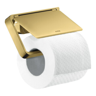 hansgrohe Axor Porte-papier universel avec couvercle, métal, optique or poli