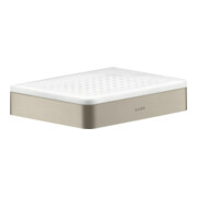 hansgrohe Axor Porte-savon universel avec insert en céramique, nickel brossé