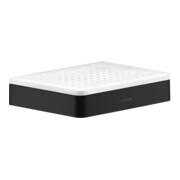 hansgrohe Axor Porte-savon universel avec insert en céramique, noir mat