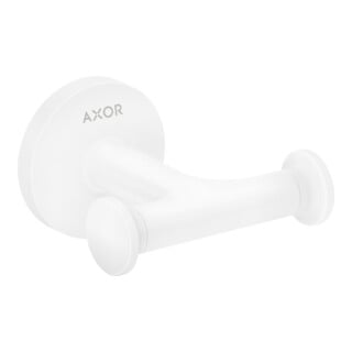 hansgrohe Axor Porte-serviettes double, montage mural, blanc mat