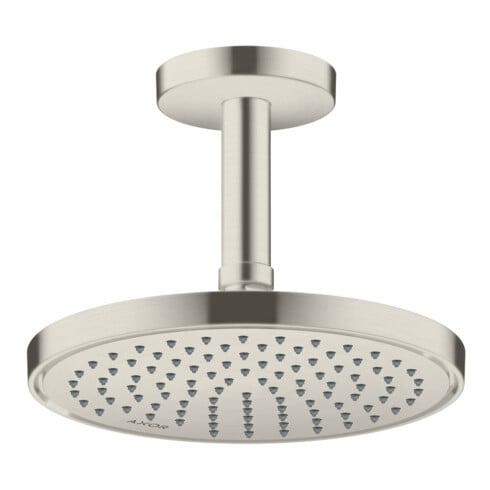 hansgrohe Axor Raccord plafond 100 mm, rond, aspect inox