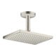 hansgrohe Axor Raccord plafond 100 mm, rond, aspect inox-5