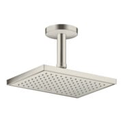 hansgrohe Axor Raccord plafond 100 mm, rond, aspect inox-5