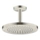 hansgrohe Axor Raccord plafond 100 mm, rond, aspect inox