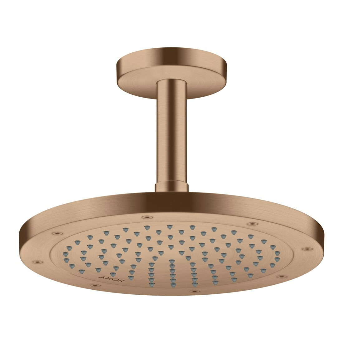 hansgrohe Axor Raccord plafond 100 mm, rond, rouge doré brossé