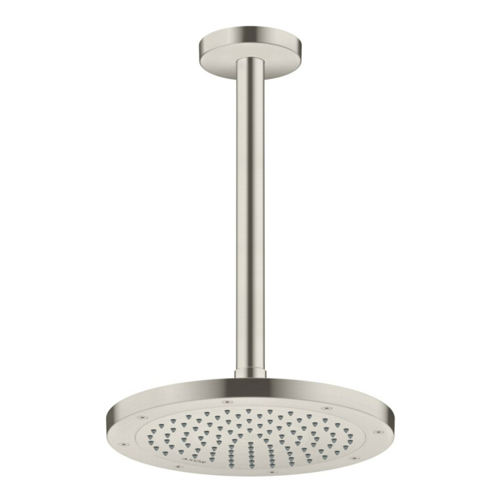 hansgrohe Axor Raccord plafond 300 mm, rond, aspect acier inoxydable