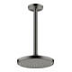 hansgrohe Axor Raccord plafond 300 mm, rond, chrome noir poli