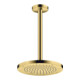 hansgrohe Axor Raccord plafond 300 mm, rond, optique or poli