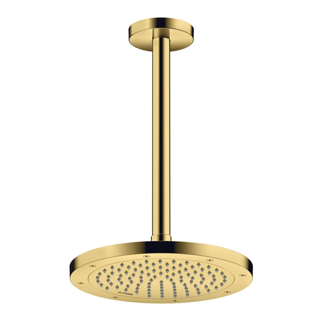 hansgrohe Axor Raccord plafond 300 mm, rond, optique or poli