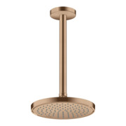 hansgrohe Axor Raccord plafond 300 mm, rond, or rouge brossé-2