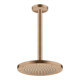 hansgrohe Axor Raccord plafond 300 mm, rond, or rouge brossé-5
