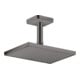 hansgrohe Axor Raccord plafond softsquare 100 mm, chrome noir brossé, carré-4