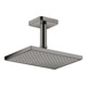 hansgrohe Axor Raccord plafond softsquare 100 mm, chrome noir poli, carré