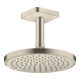 hansgrohe Axor Raccord plafond softsquare 100 mm, nickel brossé, carré-2