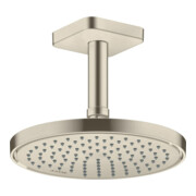 hansgrohe Axor Raccord plafond softsquare 100 mm, nickel brossé, carré-2