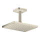 hansgrohe Axor Raccord plafond softsquare 100 mm, nickel brossé, carré