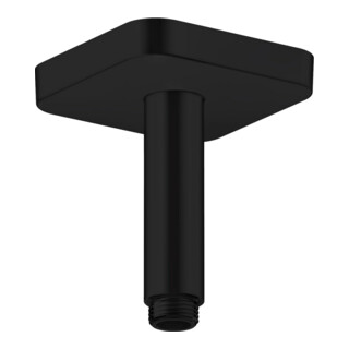hansgrohe Axor Raccord plafond softsquare 100 mm, noir mat, carré