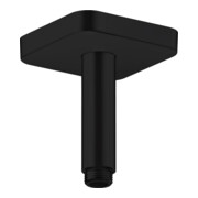 hansgrohe Axor Raccord plafond softsquare 100 mm, noir mat, carré