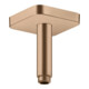 hansgrohe Axor Raccord plafond softsquare 100 mm, or rouge brossé, carré-1