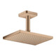hansgrohe Axor Raccord plafond softsquare 100 mm, or rouge brossé, carré